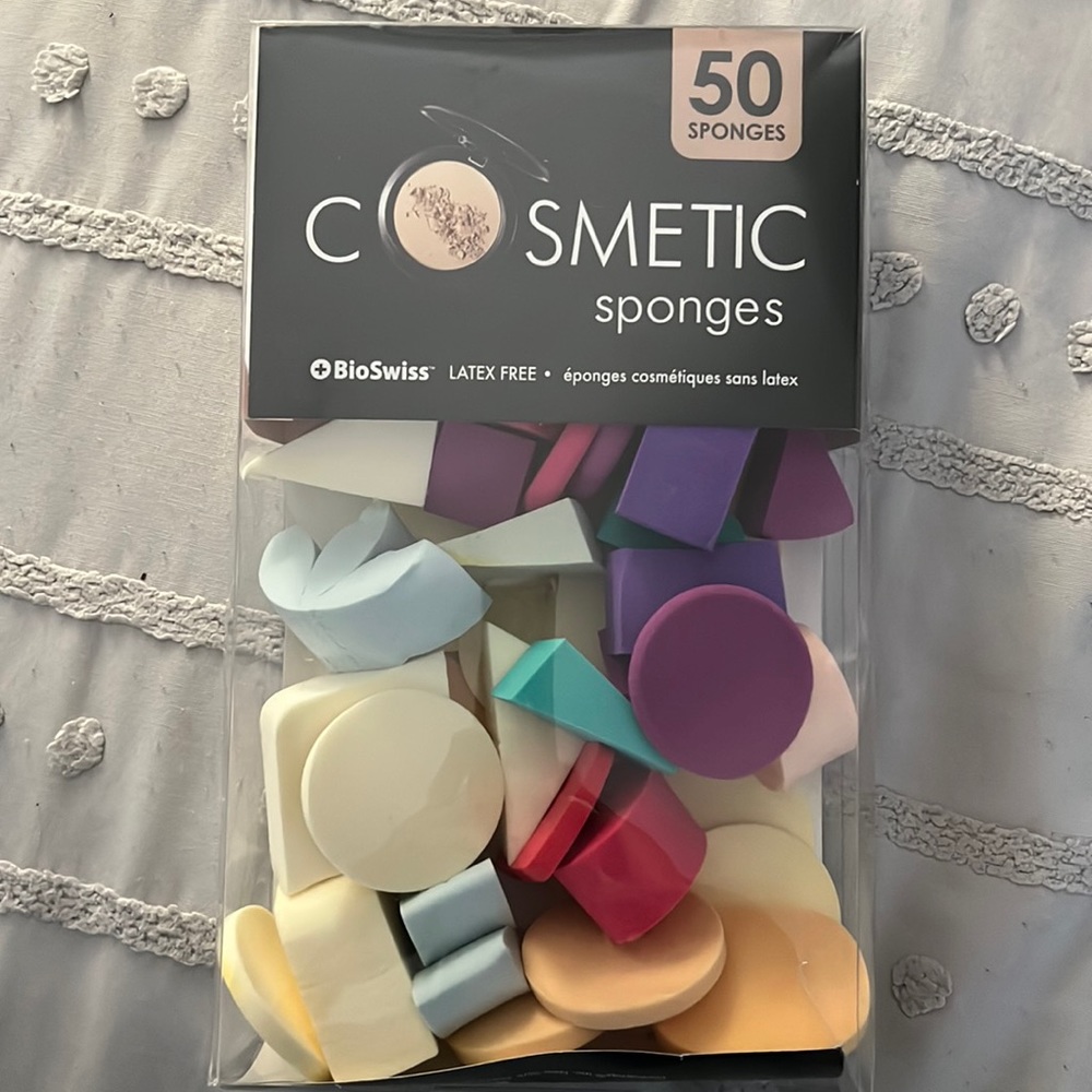 Cosmetic Sponges. Different shapes.